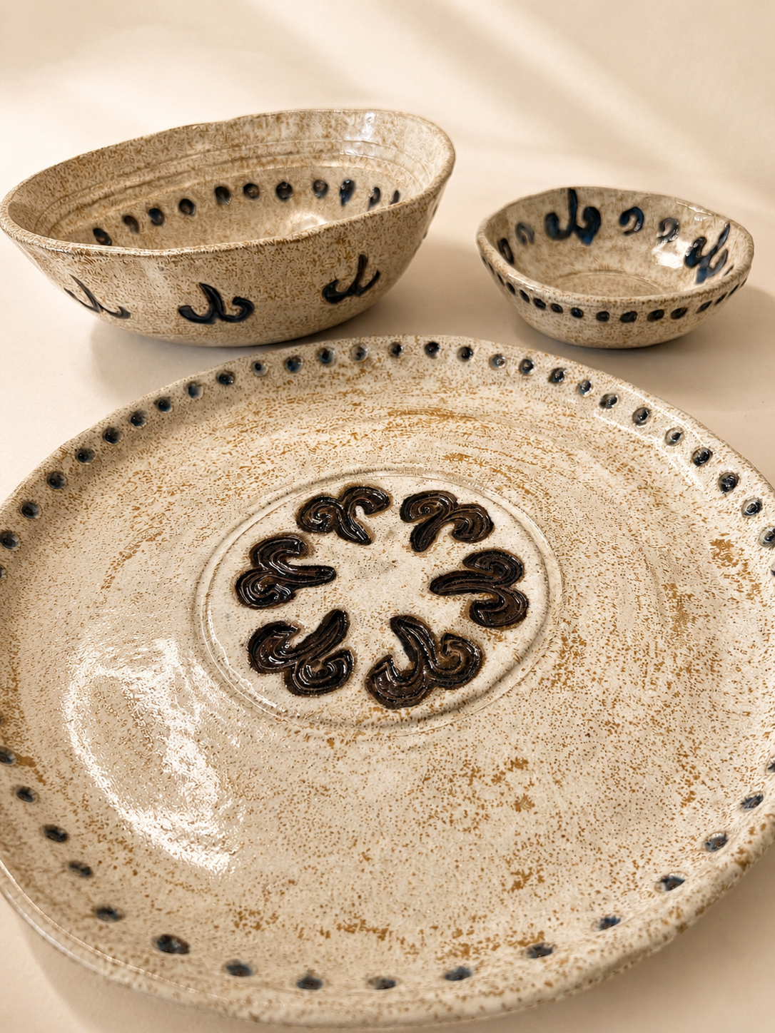 Conjunto safira 3 peças