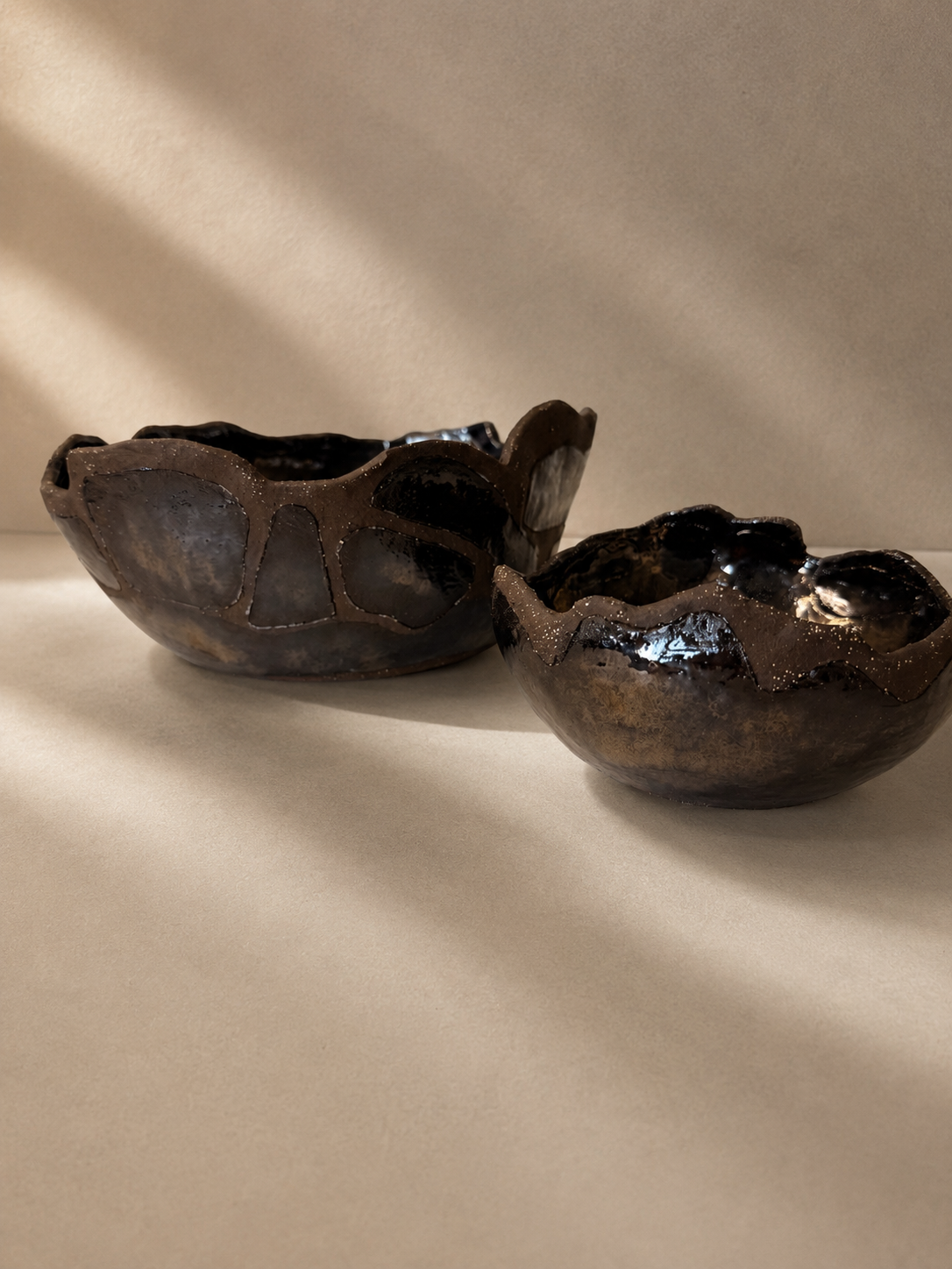 Conjunto ouro negro 2 bowls M1